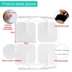 Physiotherapy Tens Electrode Pads Conductive Gel Therapeutic Pulse Pressure Electrical Compex Muscle Stimulator Massage Patches