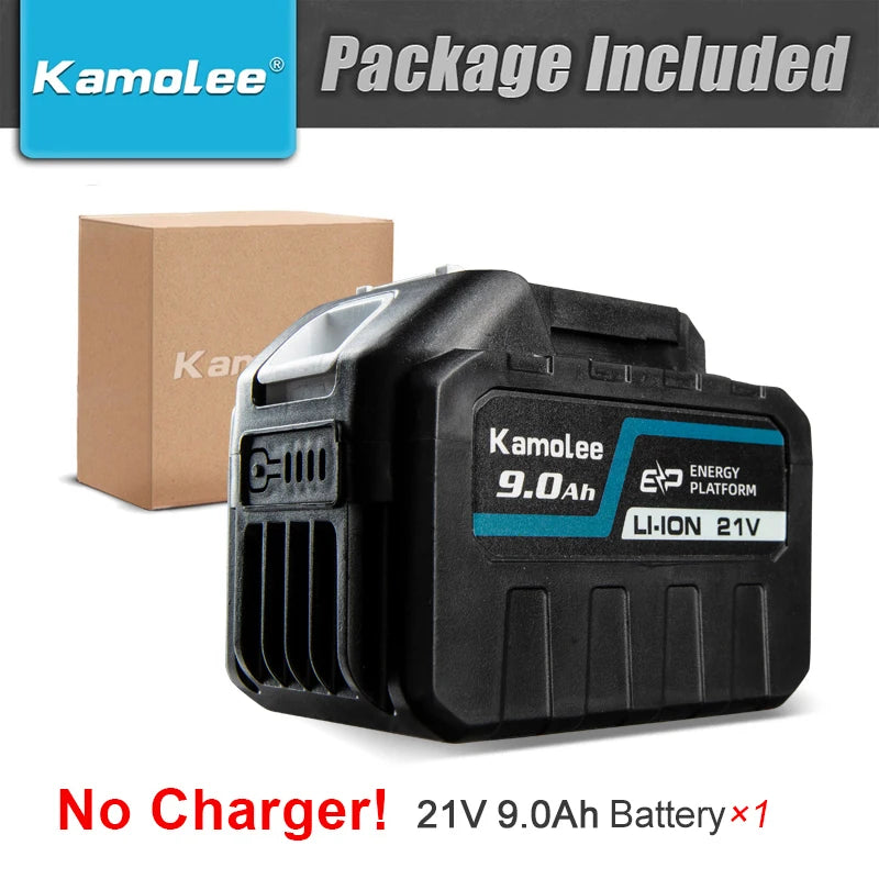 Kamolee 18V 5000mAh Li-ion Battery BL1860 Hand drill Battery Power tools Support Kamolee tools
