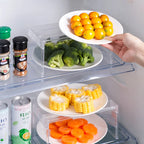 Layered Shelf Refrigerator Storage Kitchen Storage Shelf Toy Figurine Storage Cosmetics Shelf Kitchen Accessories Organizer Rack