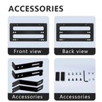 For Tesla Model 3 Y 2023 2024 Update Car Lifting License Plate Frame Portable American Standard Interior Parts Accessories