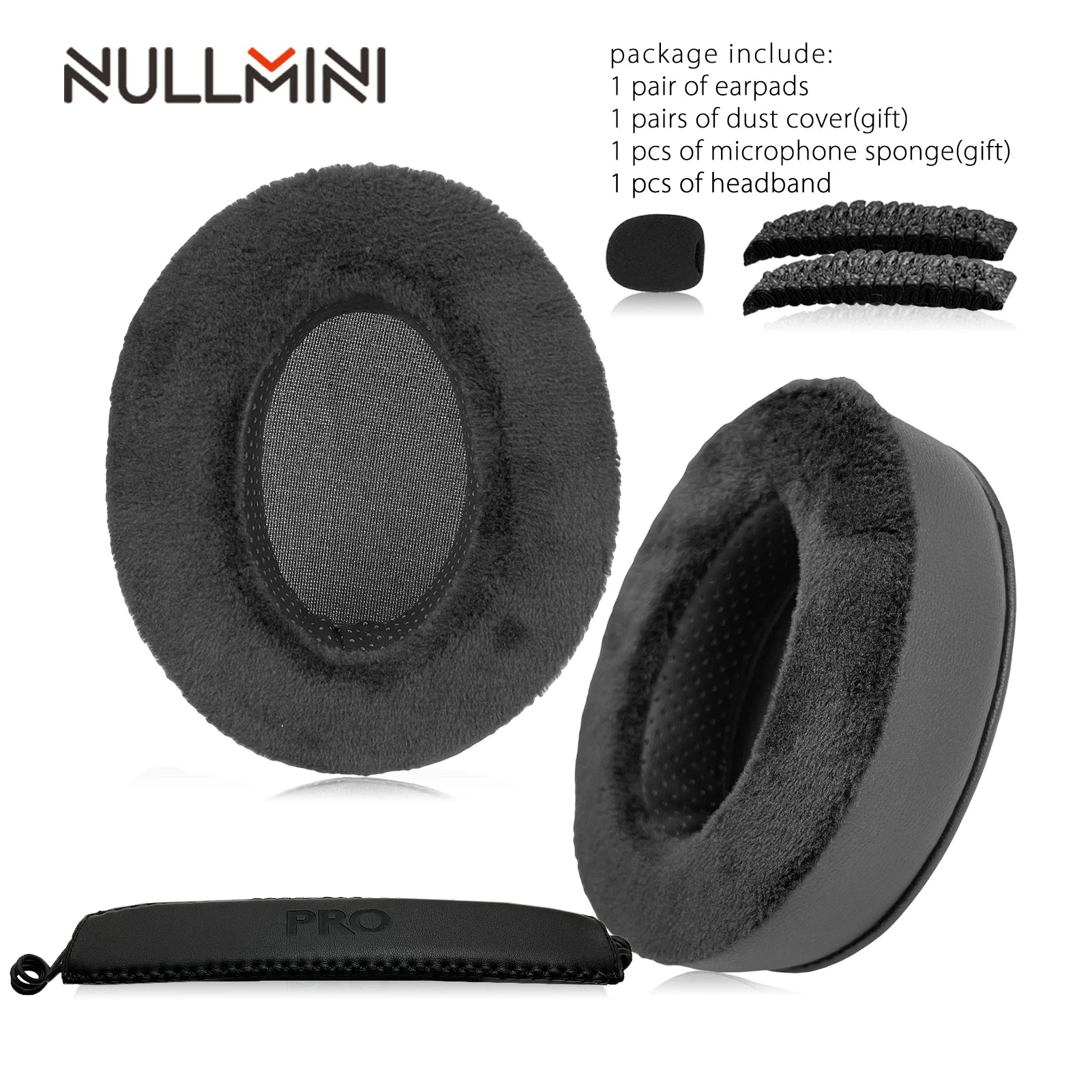 NullMini Replacement Earpads For Logitech G Pro X Headphone Cooling Gel Earmuffs Ear Cover Headband HeadBeam