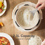 SUPOR 2.3L Electric Pressure Cooker Mini Portable Rice Cooker Smart 220V Home Kitchen Appliance For 1-4 People SY-23YC2318Q