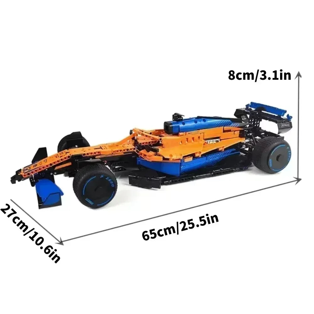 Technical RB20 F1 Race Car Building Blocks - MOC Model Kit