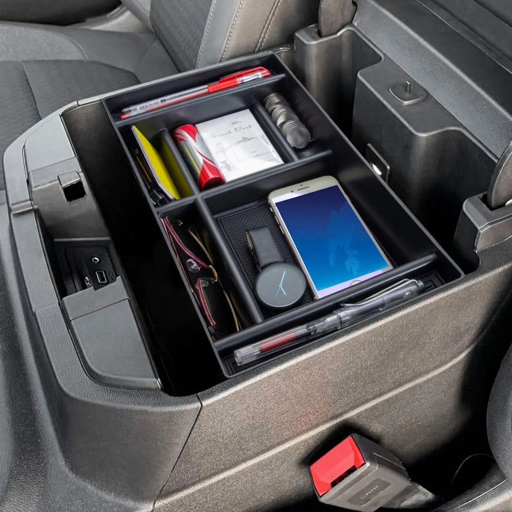 Center Console Organizer Compatible with 2019-2022 Chevy Silverado 1500/GMC Sierra 1500 & 2020-2023 Chevy Silverado