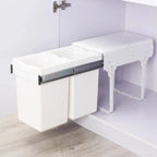 Kitchen Sink Trash Can Large Kitchen Cabinet Recycle Bin Food Waste Litter Bins Dustbin Recycling Trash Sorting Home Appliance