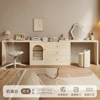 New Cream Style Dresser Bedroom Minimalist Modern Bedside Table Dresser Storage Cabinet Integrated Makeup Table