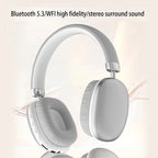 2025 NEW Wireless Headsets  Bluetooth Headphones Stereo Earphones Bass Noise Reduction Mic For Iphone Laptop PC Sumsamg Phone