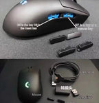 Suitable for Original replacement repair parts for Logitech GPW G pro 1st Gen wireless mouse side plug button spare kits charger