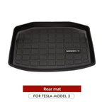Front Rear Mat For Tesla Model Y 2023 TPE Cargo Pad Model 32017-2023 3D Waterproof Tray Storage Pads Mats Car Accessories