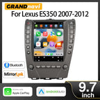 9.7inch Android 13 Car Radio For Lexus ES ES240 ES300 ES330 ES350 2007-2012 For Tesla Style Screen Car Radio Multimedia Player