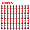 100-1000PCS Irrigation Drippers Sprinklers Adjustable Water Dropper Head Sprinkler Flow Head Garden Watering Irrigation System