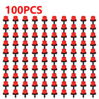 100-1000PCS Irrigation Drippers Sprinklers Adjustable Water Dropper Head Sprinkler Flow Head Garden Watering Irrigation System