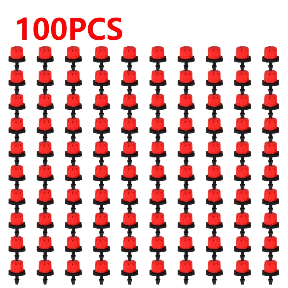 100-1000PCS Irrigation Drippers Sprinklers Adjustable Water Dropper Head Sprinkler Flow Head Garden Watering Irrigation System