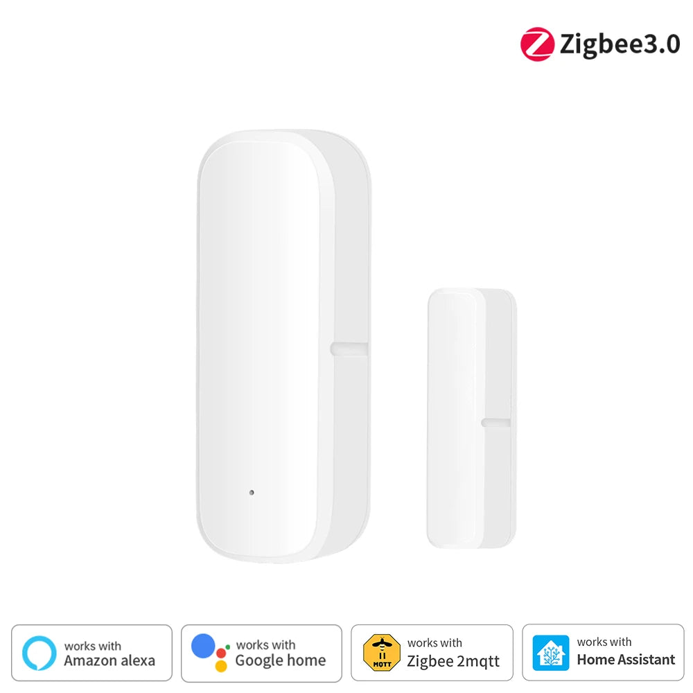 TNCE Tuya WiFi/Zigbee3.0 Smart Door Window Sensor Smart Home Security Alarm System Smart Life Tuya App Remote Control