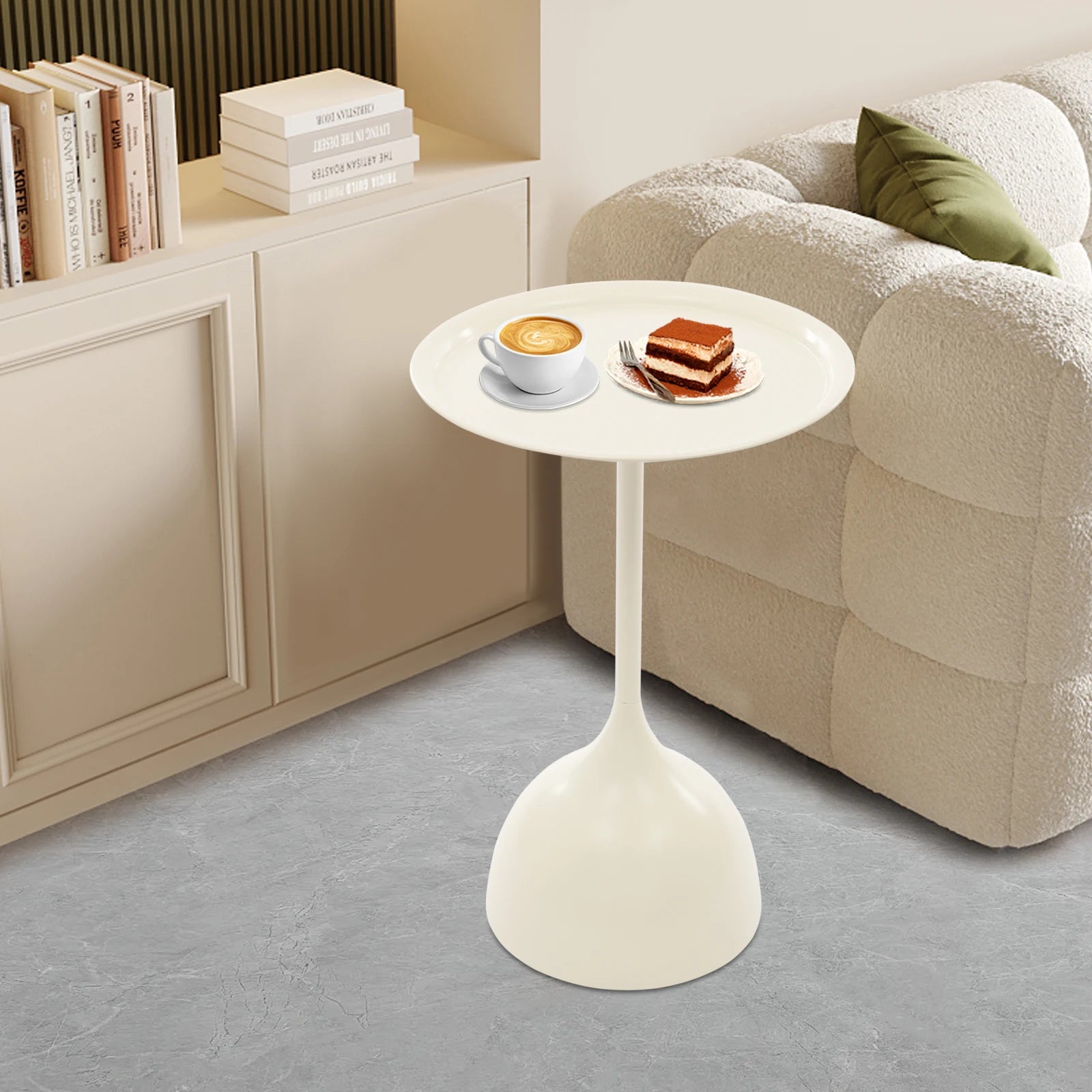 Modern Round Side Table for Living Room
