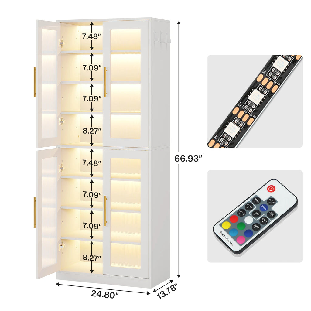 Modern 8-Tier Shoe Cabinet
