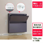 Narrow Shoe Rack Home Aesthetic Living Room Furniture Tilted Vertical Wooden Storage Hallway Shoe Cabinets n
