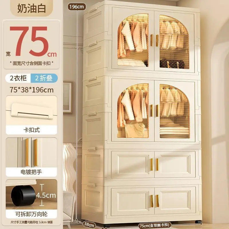 Dressers Bedroom Furniture Home Folding Wardrobe Household Children Wardrobe Home Bedroom Dwvo Storage Drawer Storage Cabinet