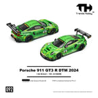 Trence Hobby 1:64 Porsche 911 GT3 R DTM 2024 Openable Hood Diecast Diorama Car Model Toys TH