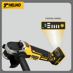 HELNO 125mm flat head angle grinder bare machine tool cutting machine 18V lithium battery brushless tools