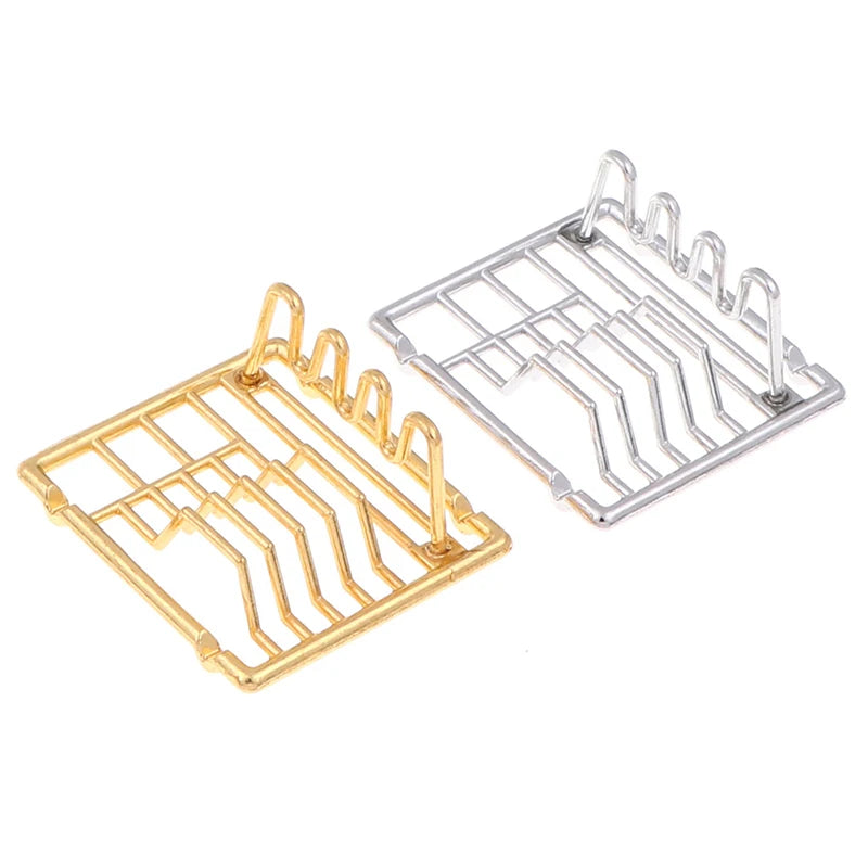 1:12 Dollhouse Miniature Dish Shelves (1PC) - Family Collectible Kitchen Toy