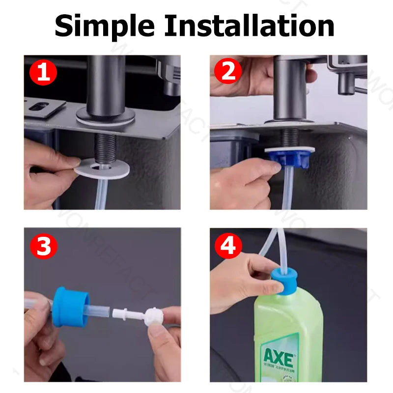 Kitchen Sink Soap Dispenser Sink Soap Dispenser With Tray Hook Dishwashing Liquid Soap Dispenser Countertop Soap Dispenser
