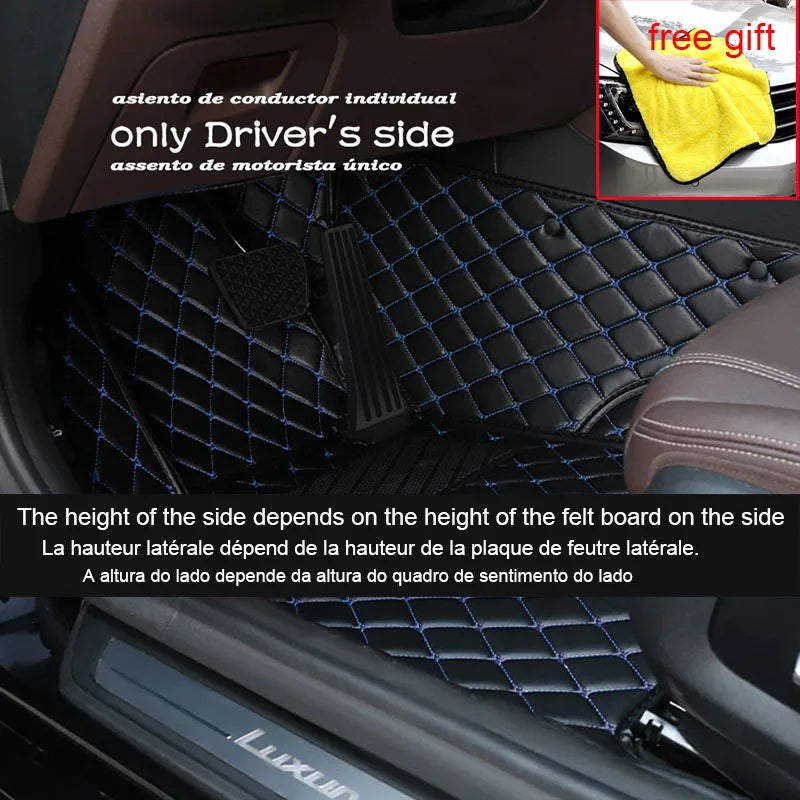 Car Floor Mat For Opel Corsa D 2007~2014 Waterproof Rug Cubre Pisos Para Autos Car Mat Floor Interior Decoration Car Accessories
