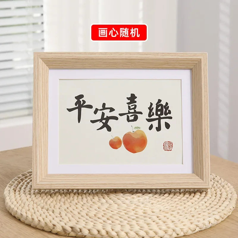 Nordic Wooden Photo Frame Minimalist A3 A4 Frame for Pictures for Wall Bedroom Living Room Ornament Christmas Gift Home Decor