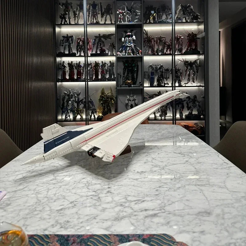 2025 New Airbus Concorde Building Kit Supersonic Airliner Space Shuttle 10318 Model Educational Toy For Children Fatherday Gifts