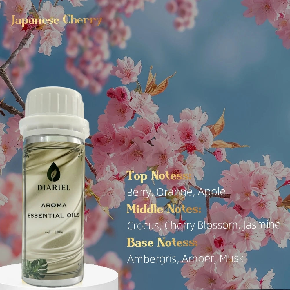 Diaurelle 100ML flower Aromatherapy For Diffuser Hotel Collection Fragrance Oil Pure Nature Plant Extract Aroma Essential Oil