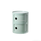 Nightstands Modular Bedside Table Round Large-capacity Storage Bedside Small Cabinet Bedroom Simple Storage Narrow Side Cabinet