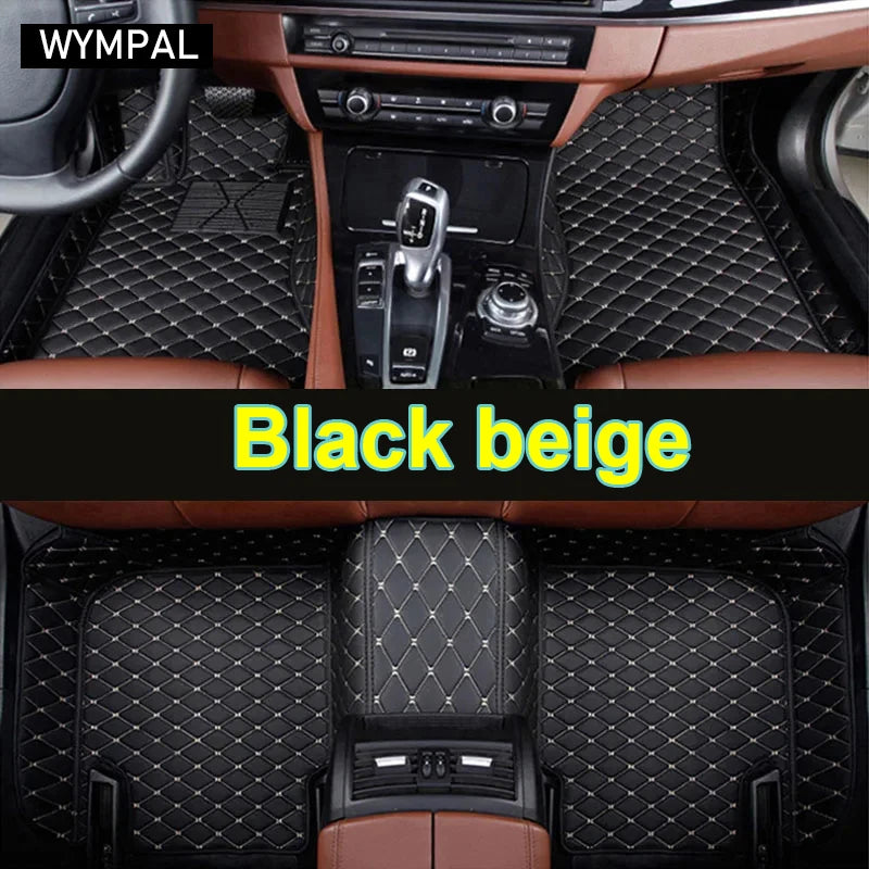 Car Floor Mats For Nissan Leaf ZE1 2018~2022 Luxury Leather Mat Durable Pad pets Interior Parts Rugs Set Accessories 2019