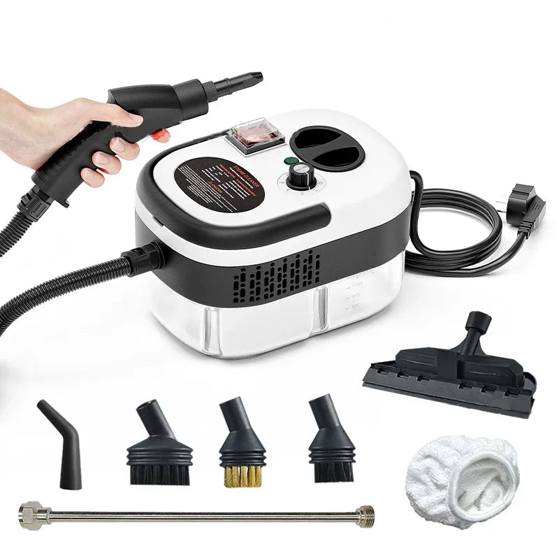 Steam Cleaner High Temperature Household Sterilization for Air Conditioner,Sofa,Kitchen Hood Car Handheld Steam Cleaner 2500W