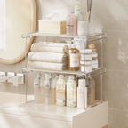 Rust Proof Folding Kitchen Storage Shelf Space Saving Quick Dry Pot Lid Rack Large Capacity Durable Kitchen Sink Organizer