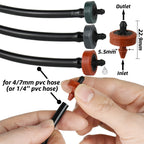 20-200pcs 2L 4L 8L 1/4'' Garden Drip Irrigation Dripper Automatic Steady Flow Water Saving Dropper  Nozzle for Greenhouse Bonsai
