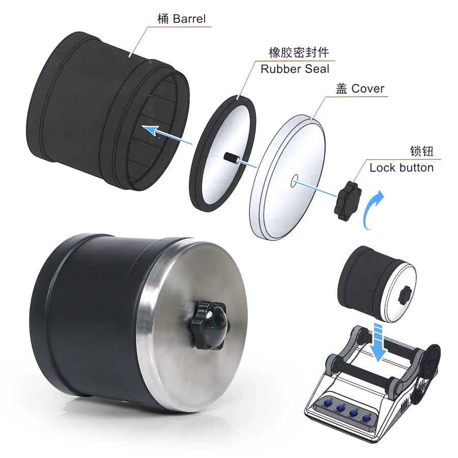 Electric Gem Polishing Machine Children's Fun Physics Science Experiment Set DIY Stone Polishing Machine Test Toy