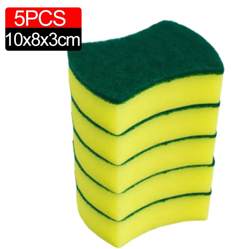 Magic Double-sided Highly Absorbent Sponge Kitchen Clean Pot Rust Stain Sponges Grease Cleaning Brush Cleaner Tools Wholesale