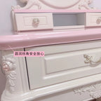 Indoor furniture Dresser Small 40/45/50/60cm Home Girls Bedroom Mini Narrow European Princess Powder Makeup Table