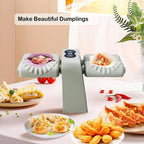 Electric Dumpling Maker Machine Double Head Dumpling Mould Automatic Press Dumpling Skin Mould Manual Accessories Kitchen Tool