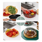 Kitchen Food Cover Insulated Vegetable Cover Multi-layer Transparent Dust-Proof Insect Food Insulation Cover Household Gadgets
