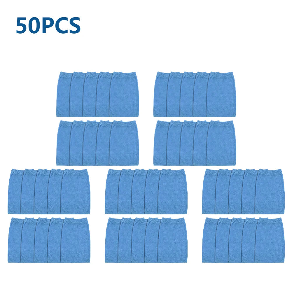 100-10PCS Pool Skimmer Socks Fish Tank Mesh Bag Round Swimming Pool Mesh Filter Cleans Debris and Leaves Baskets Filters
