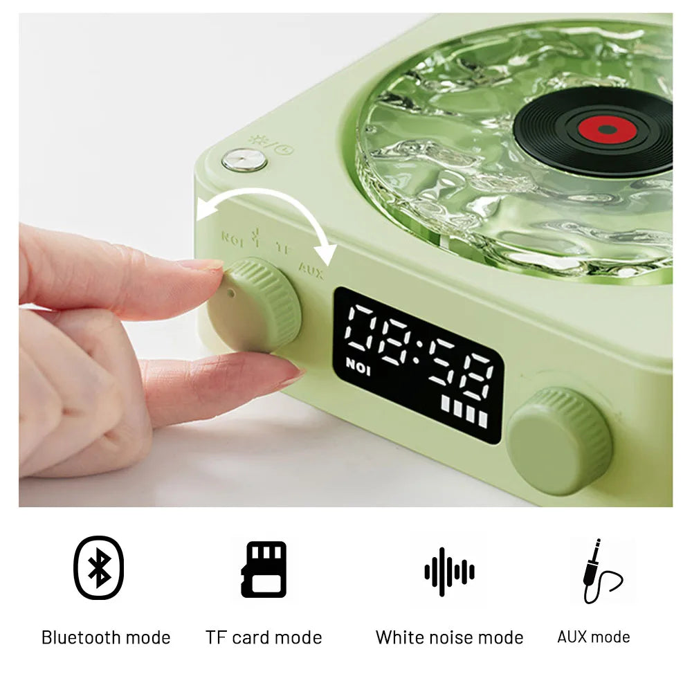 Mini Retro White Noise Bluetooth Speaker - Sleep Aid & RGB