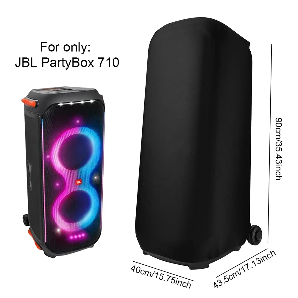 Foldable Carrying Case Oxford Cloth Protection Speaker Storage with Handle Storage Bags Pouch Double Zipper for JBL PARTYBOX 710