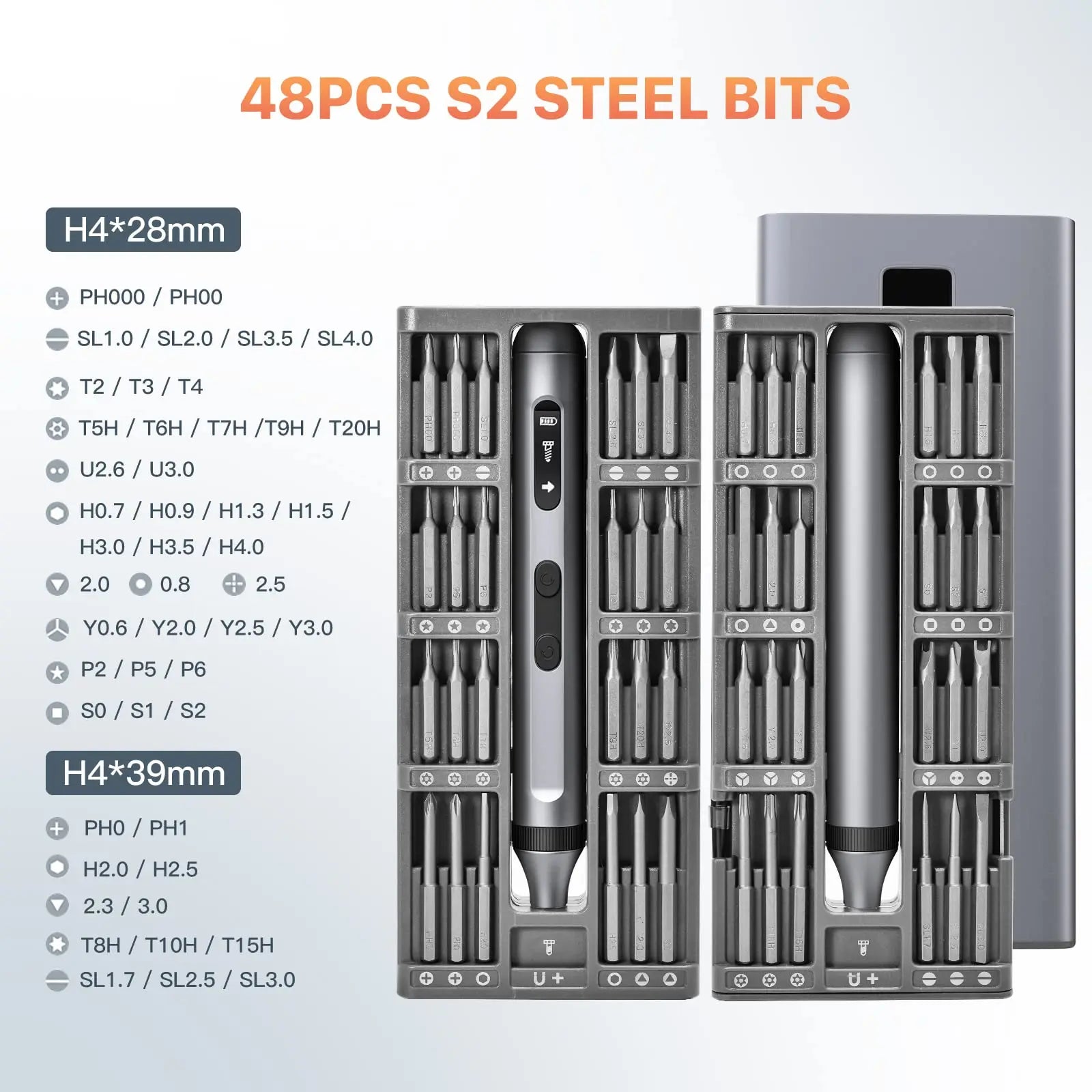 Precision Electric Screwdriver Set Multifunctional Power Tool Fast Charging Magnetic Bits for iPhone Laptop Watch PC DIY Tools