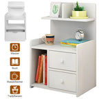 60*33*26CM/ 60*43*26CM Nightsatand Bedside Table Side Table with drawers Wooden Bedroom Nightsatand Modern Table