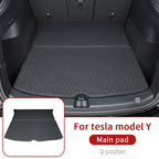 Front  rear Leather trunk For Tesla model Y trunk mat accessories 2020-2023  tesla y accessoires
