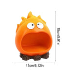 Cute Key Tray Flame Entryway Candy Dish Creative Key Holder Bowl Decorative Key Tray Novelty Desk Figurines Table Ornament
