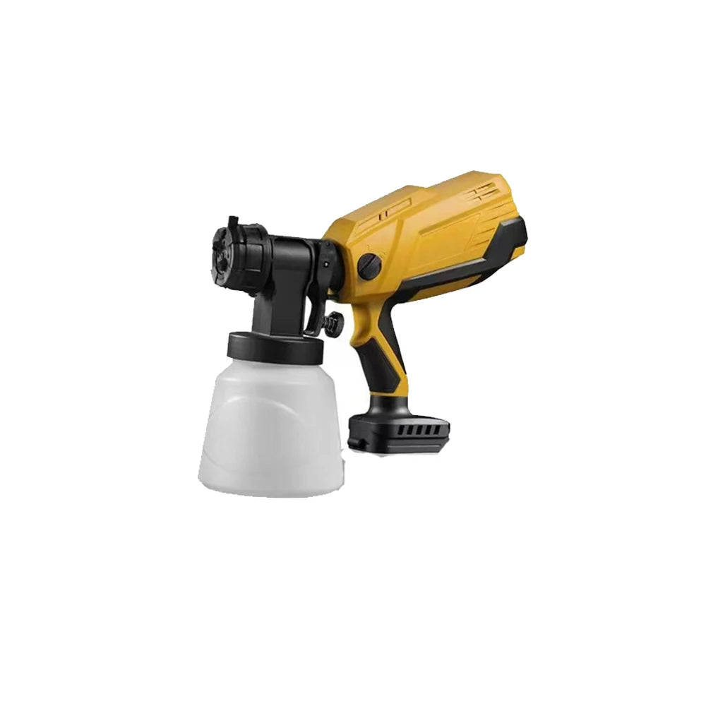 Electric Spray Gun 1000ML Cordless Paint Spray Auto Furniture Steel Coating Airbrush Fit Makita/Dewalt/Milwaukee 20V No Battery