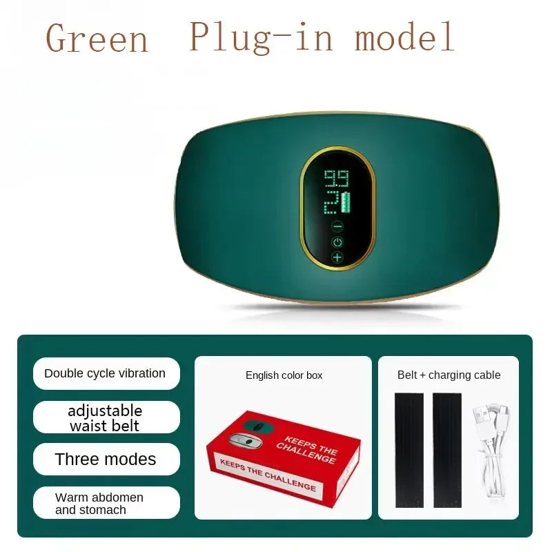 HOT Abdominal Slim Massager Electric Waist Trainer Fat Cellulite Burner Belt Vibration Muscle Massage Slimming Pulse Weight Loss