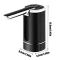Foldable bottled water pump Rechargeable Multifunctional Drinking Water Pump Button Control Portable Electric Water Dispenser